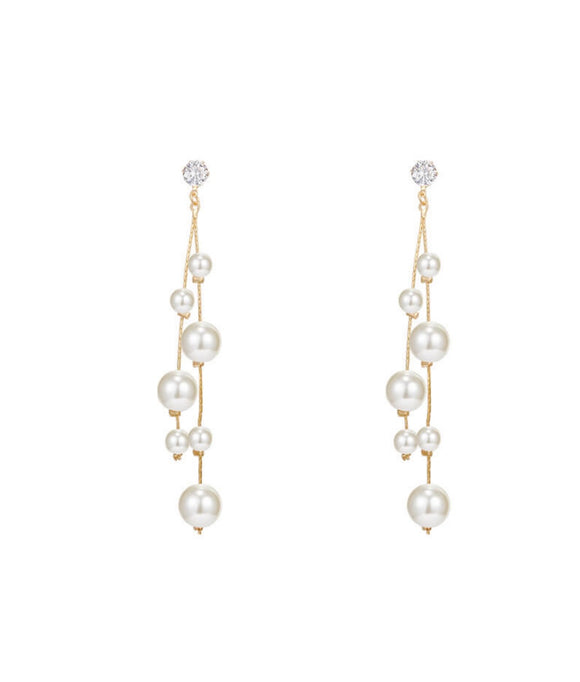 Pearl drop earrings