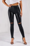 Black Skinny Faux Leather Leggings