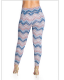 Chevron Print Leggings