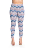 Chevron Print Leggings